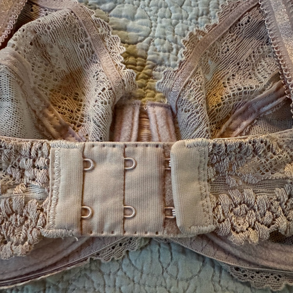 WACOAL Lace Embrace Underwire Bra in Light Pink EUC 34C - Picture 6 of 16